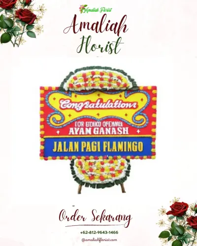Bunga Papan Congratulation di Siantan Hilir
